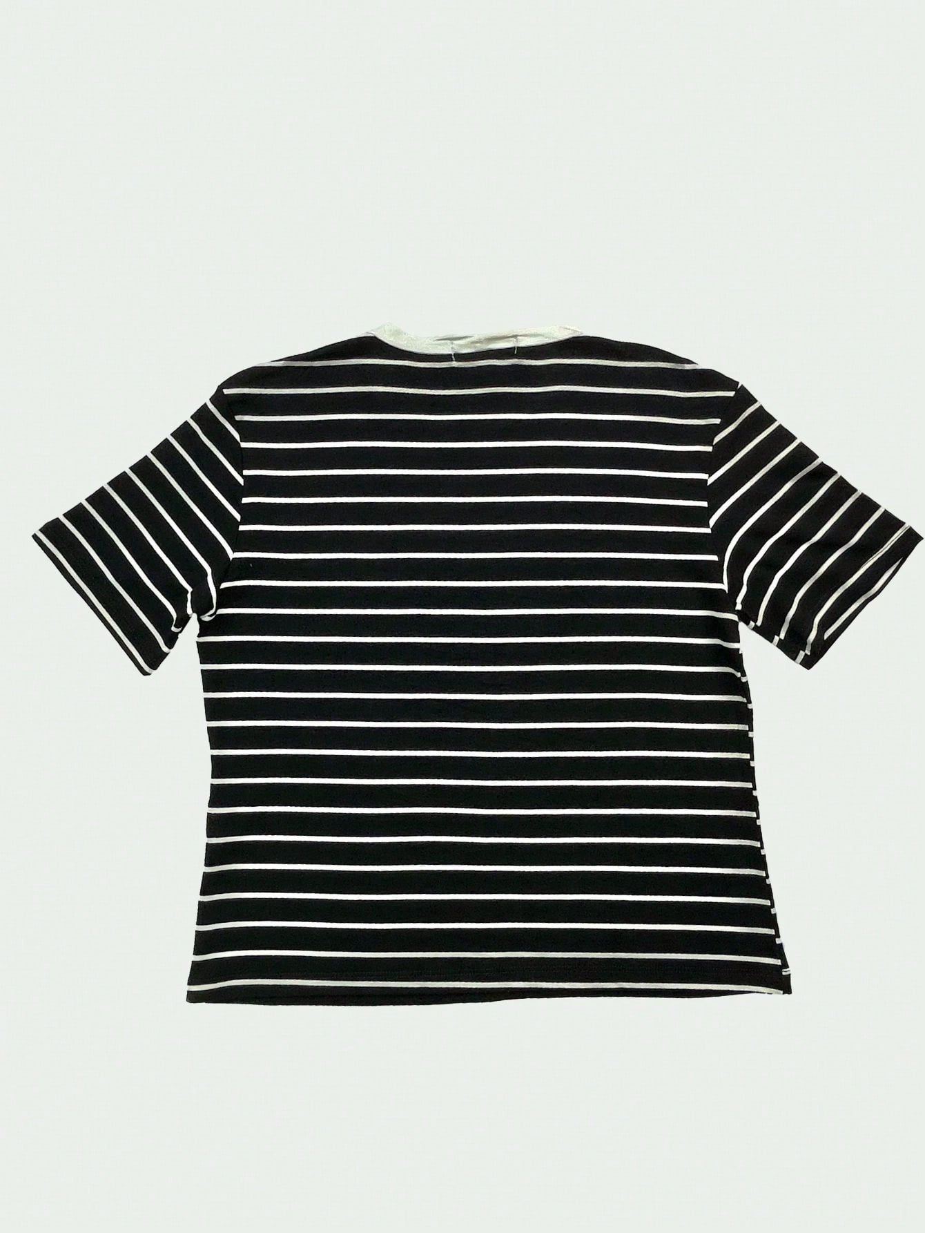 K&K FASHION  T-Shirt Blusa Basica Com Listras